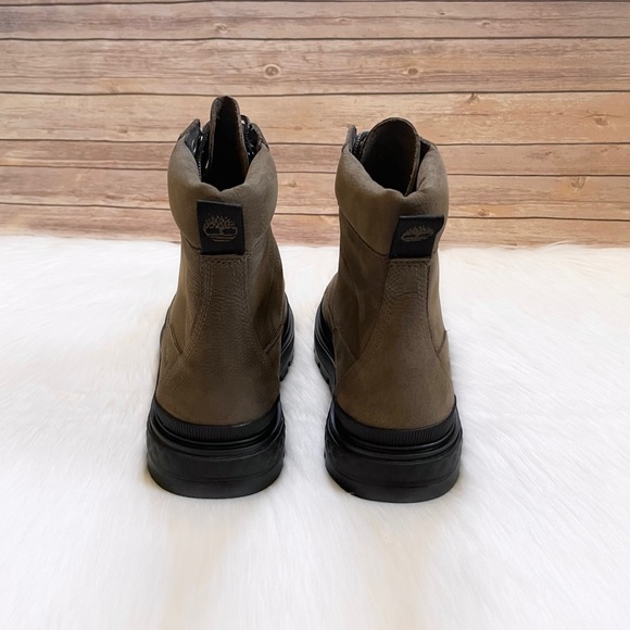 Timberland Women’s Ray City EK+ 6 Inch Waterproof Olive Boots - Picture 3 of 6